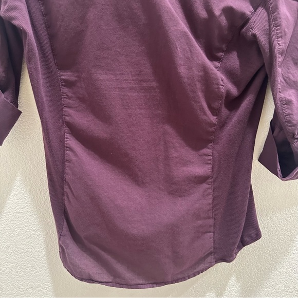 James Perse maroon button up size 3 - Picture 2 of 7